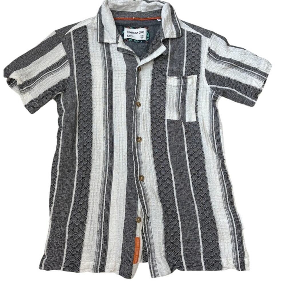 NWOT Boys Sovereign Code Collared Button Down Shirt Size 8-10 Medium
